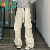 Lunivop Y2K Vintage Baggy Cargo Pants Woman’s Oversized Hip Hop Streetwear Casual Trousers